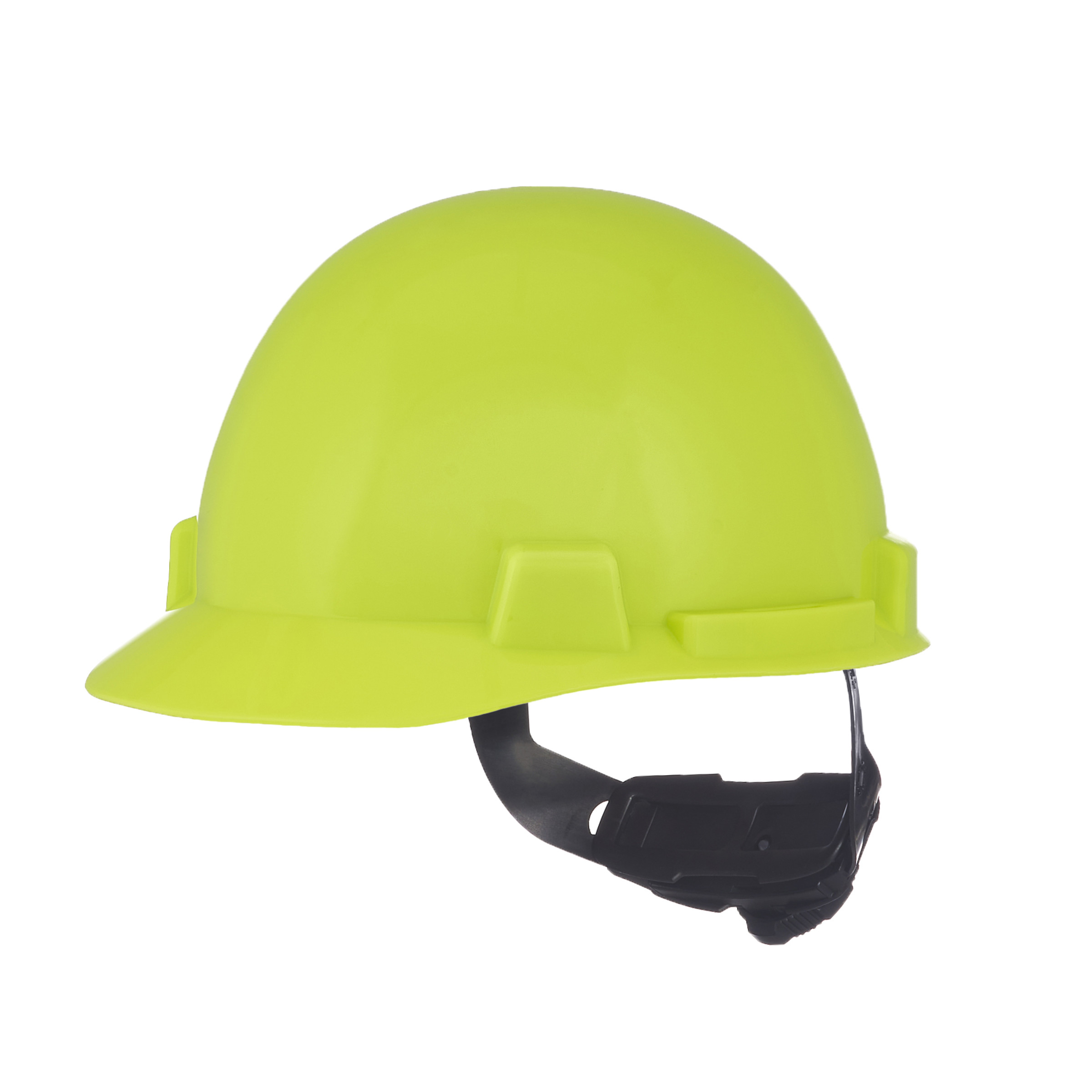 SmoothDome Protective Cap, Hi-Viz Yellow-Green, 4-Point Fas-Trac III